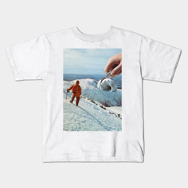 Ice Cream Mountain - Cookies & Cream Kids T-Shirt by Vertigo Artography